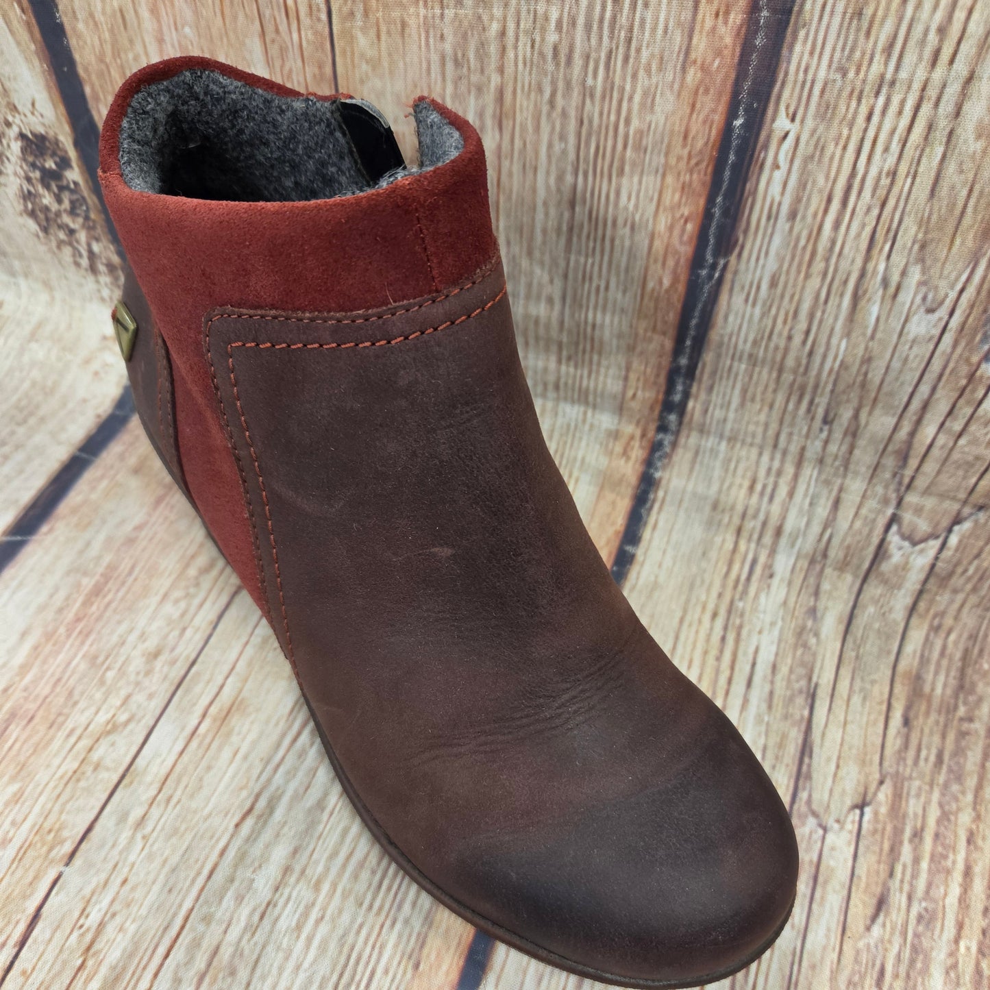 CLEARANCE Keen 1015113 Wedge Zip Dahlia Red Women's #84