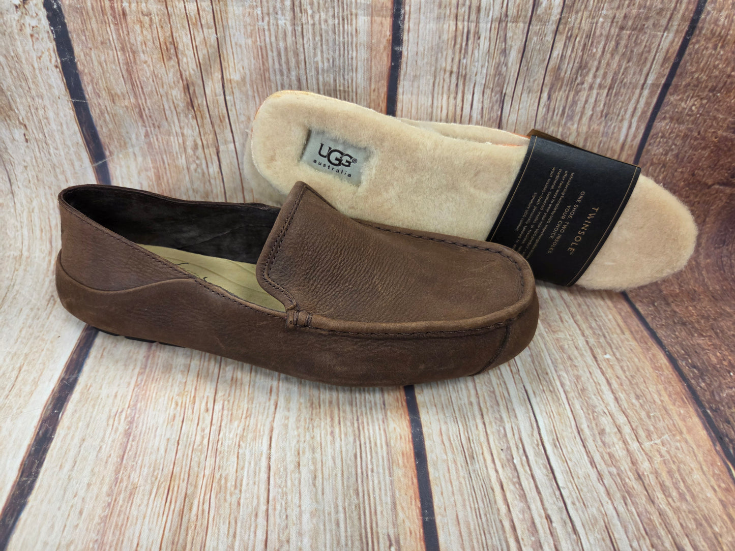 CLEARANCE UGG 1006477 M/STT Hunley Brown Slipper Men's