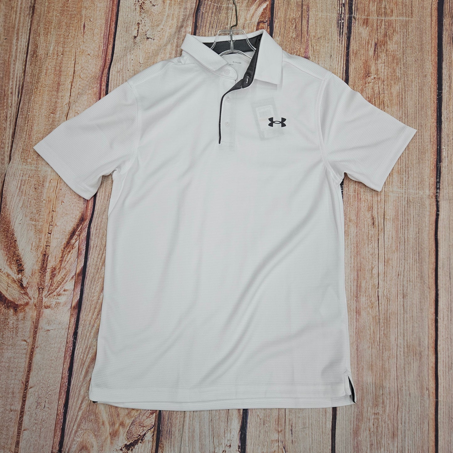 UNDER ARMOUR MENS WHITE TECH POLO 1290140