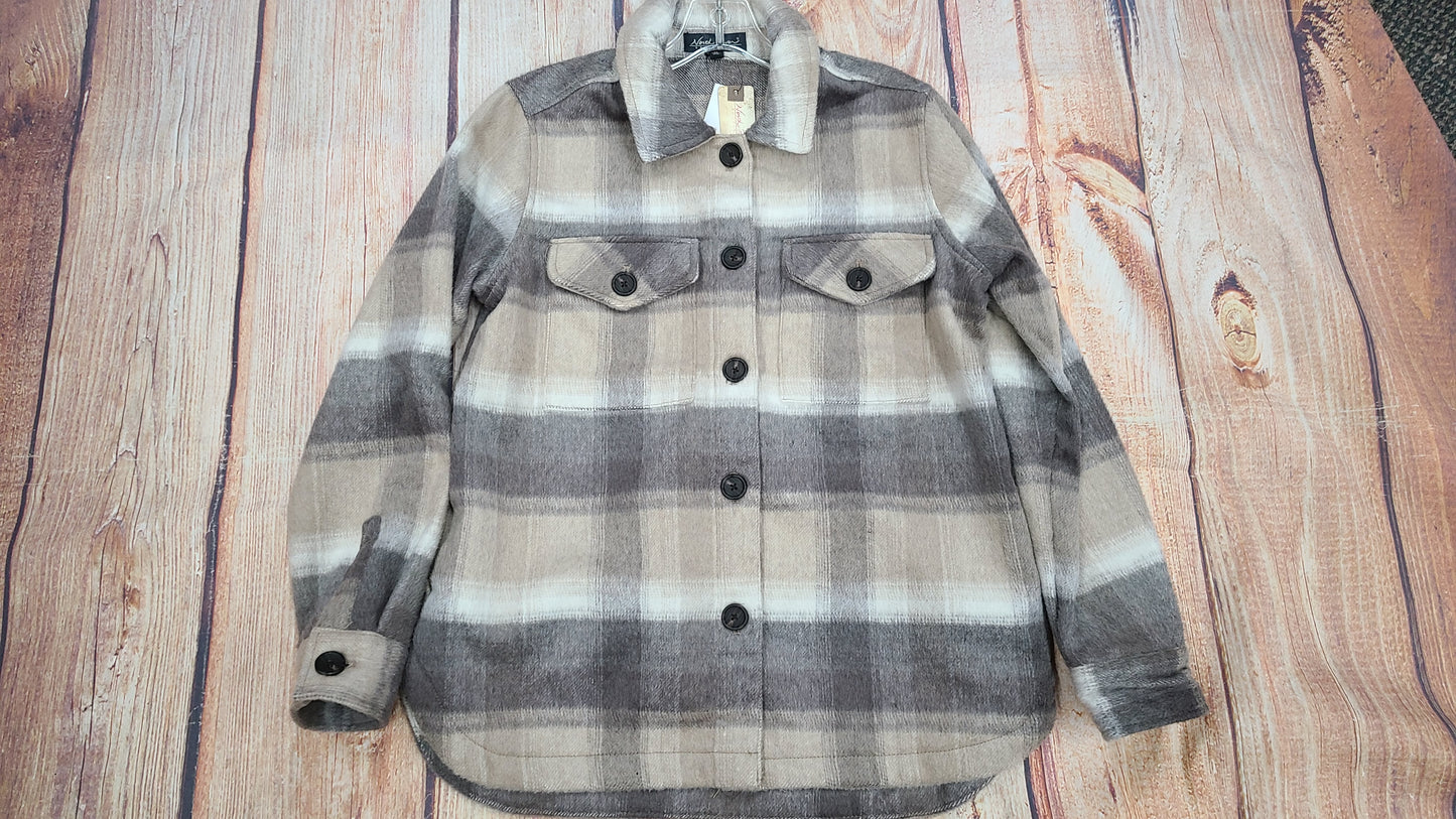 NORTH RIVER HEAVY BRUSHED WOVEN SHACKET NRL87097