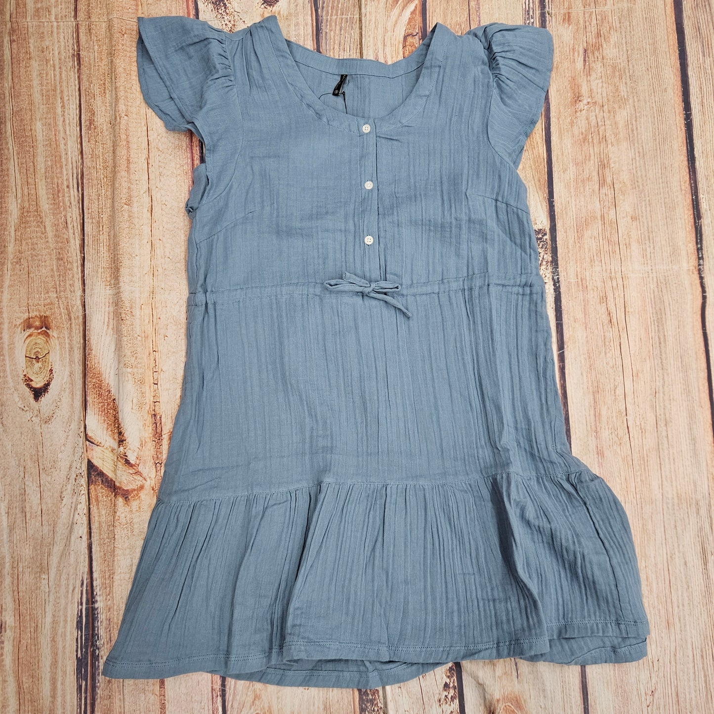 NORTH RIVER DOUBLE WEAVER V-NECK DRESS 0047