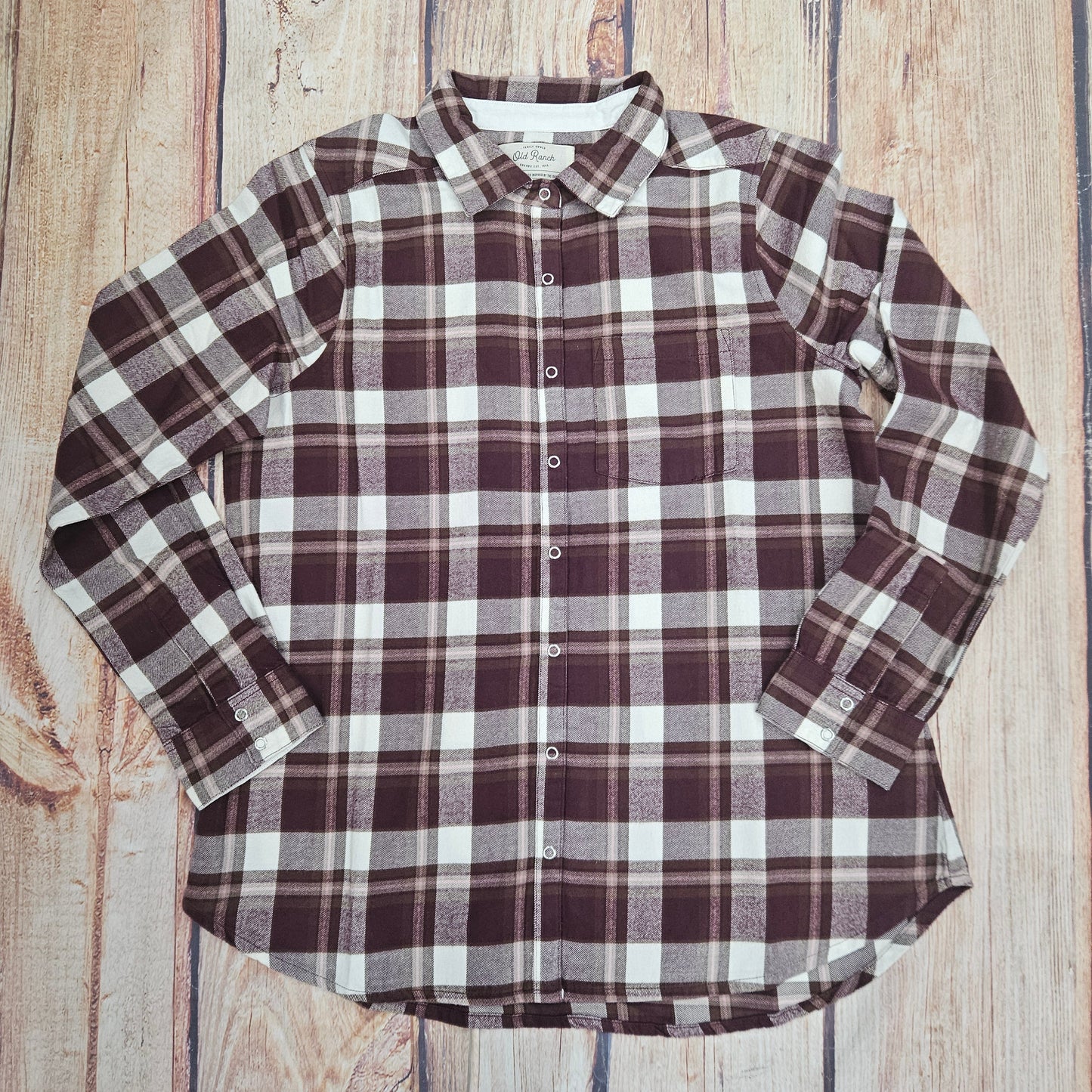 OLD RANCH AVELINE SHIRT ZINFANDEL BUTTON DOWN J24452