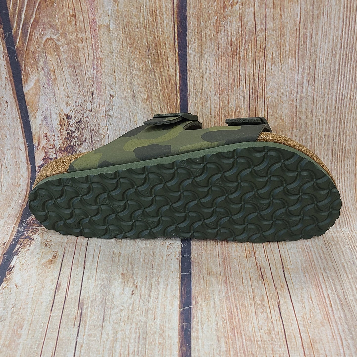 CLEARANCE Birkenstock 1019597 Arizona Soft Footbed Desert Soil/Camo Green Men's