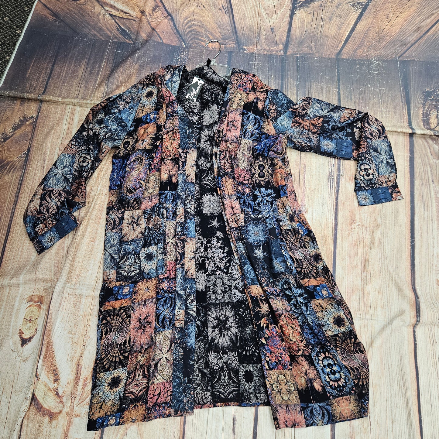 ETHYL NAVY PATTERN KIMOMONO-H212603