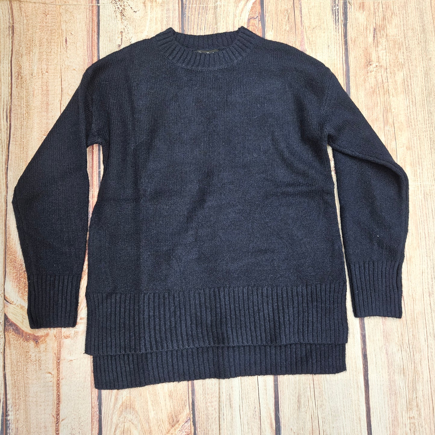 PAPILLON RIBBED EXTENDED SLEEVE SWEATER NAVY ST17235