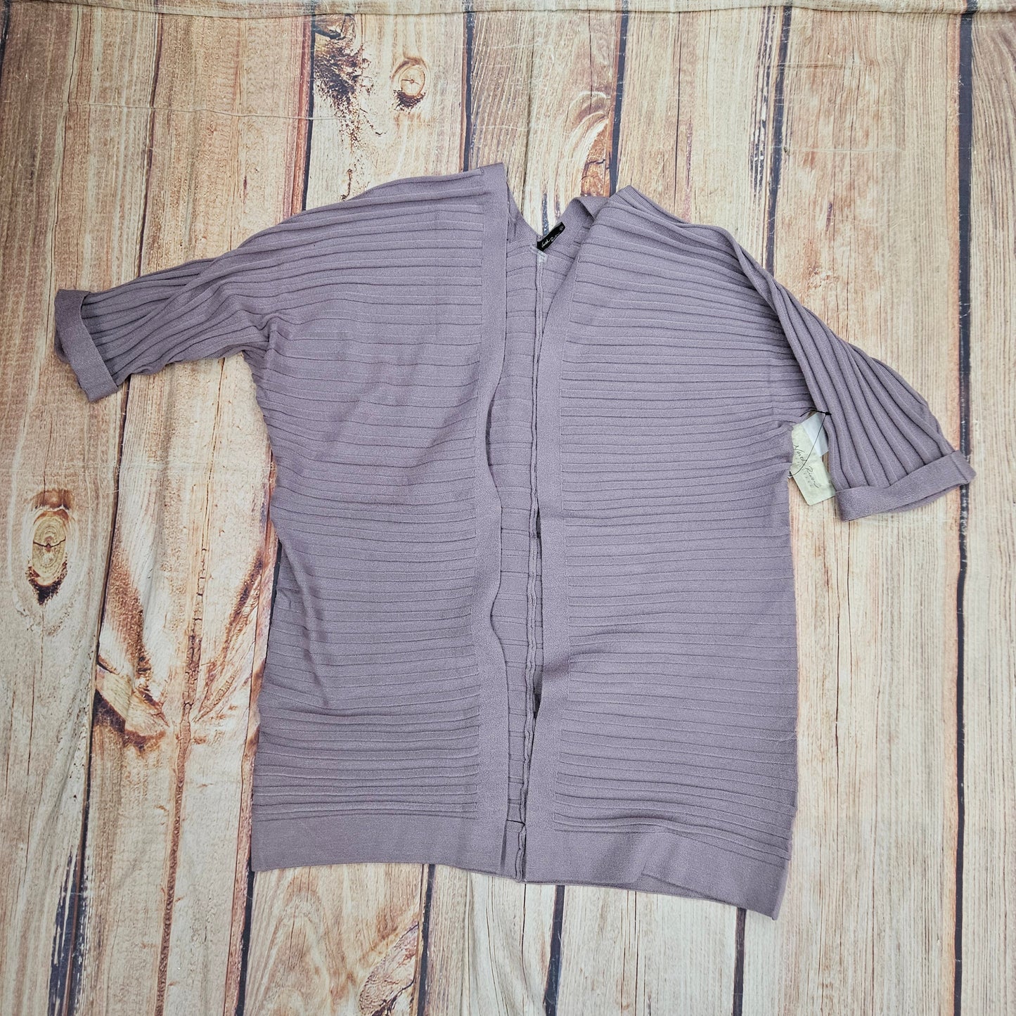 NORTH RIVER ELBOW SLEEVE CARDIGAN NRL9096 QUAIL