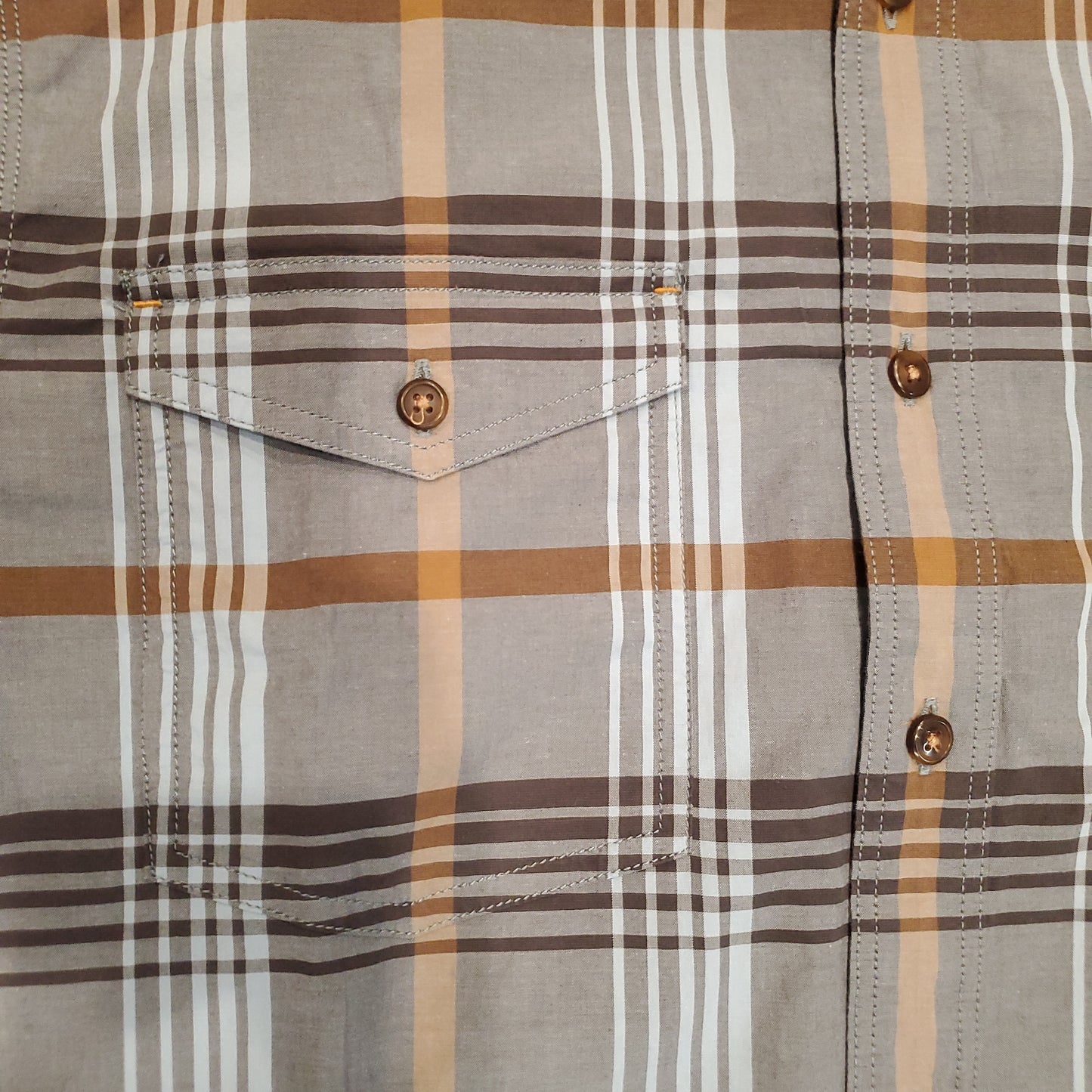 CARHARTT RUGGED FLEX RELAXED FIT LIGHTWEIGHT LONG-SLEEVE PLAID SHIRT 105437