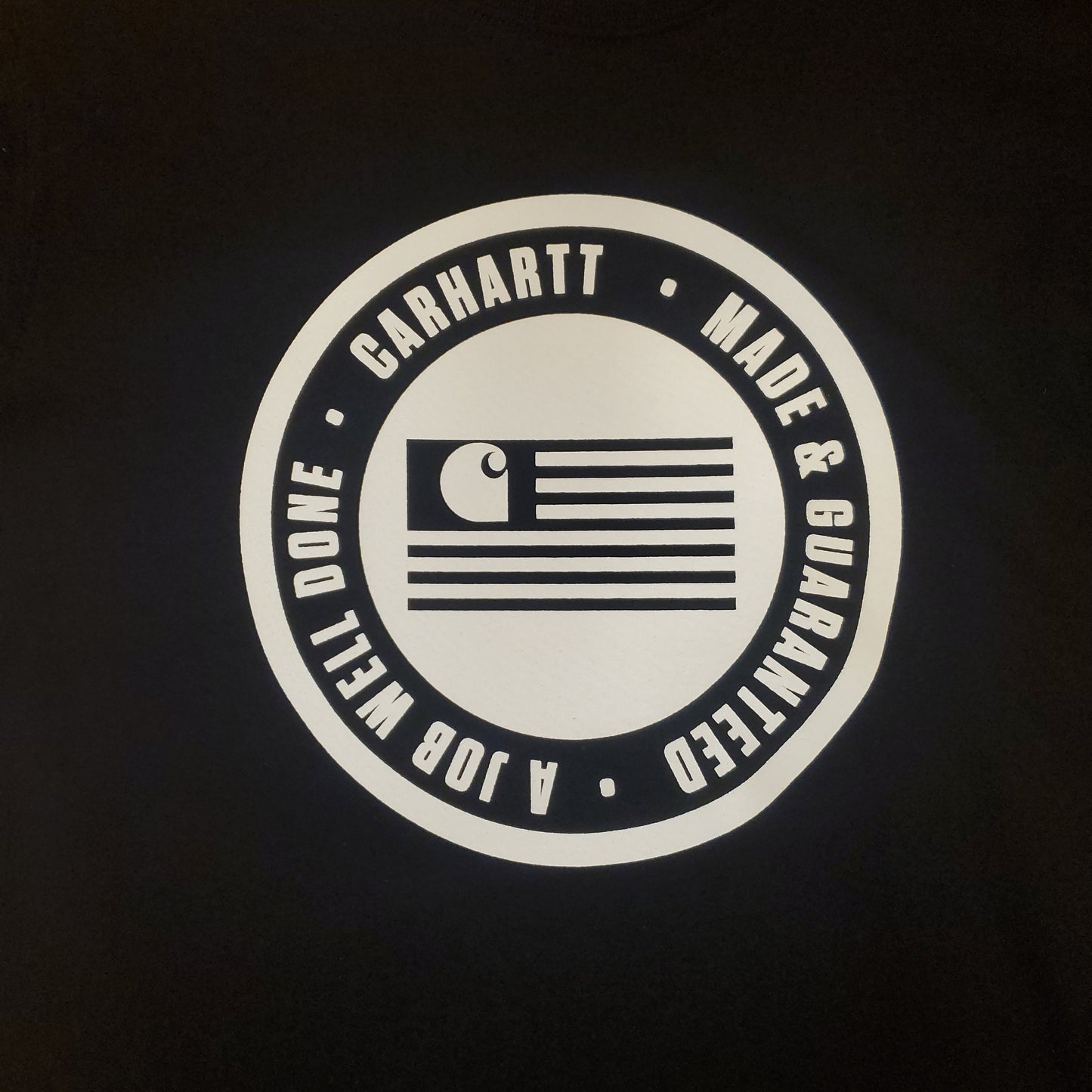 CARHARTT RELAXED FIT FLAG GRAPHIC TEE BLACK