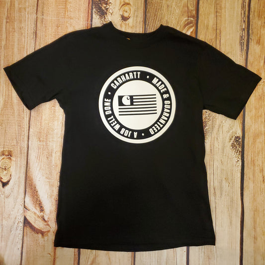CARHARTT RELAXED FIT FLAG GRAPHIC TEE BLACK