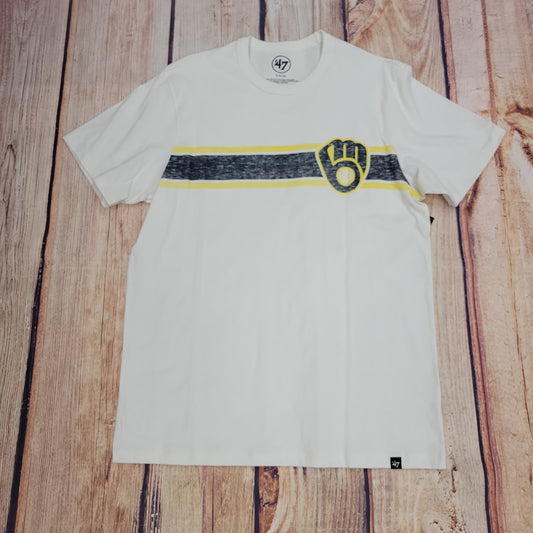 47 BRAND MILWAUKEE BREWERS SANDSTONE SS WAVE TEE