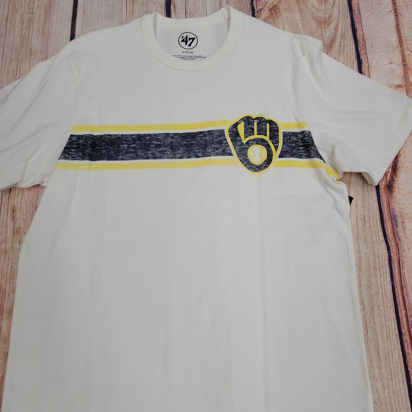 47 BRAND MILWAUKEE BREWERS SANDSTONE SS WAVE TEE