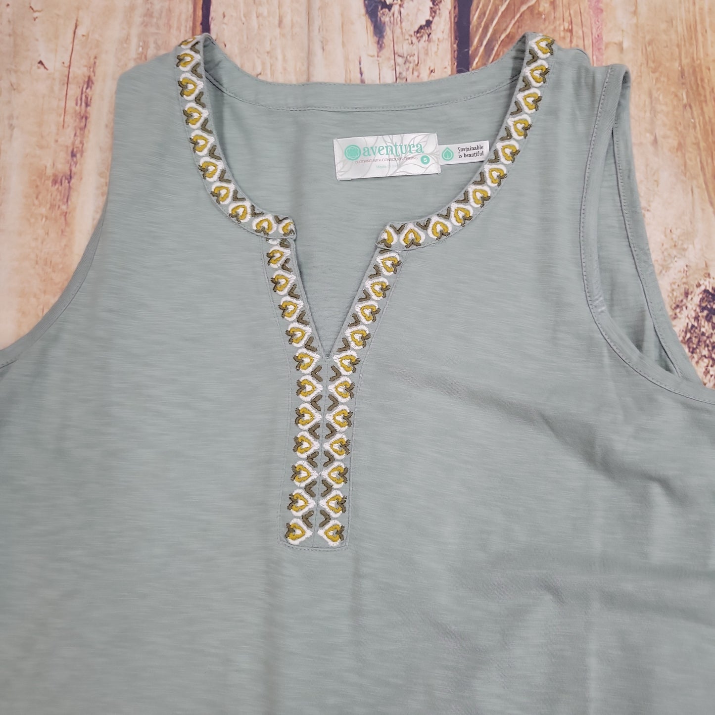 AVENTURA GREY MIST TANK TOP