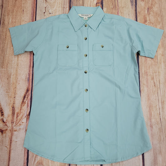 CLEARANCE CANYON GUIDE ALLYSON S/S VENTED BUTTON FRONT SHIRT