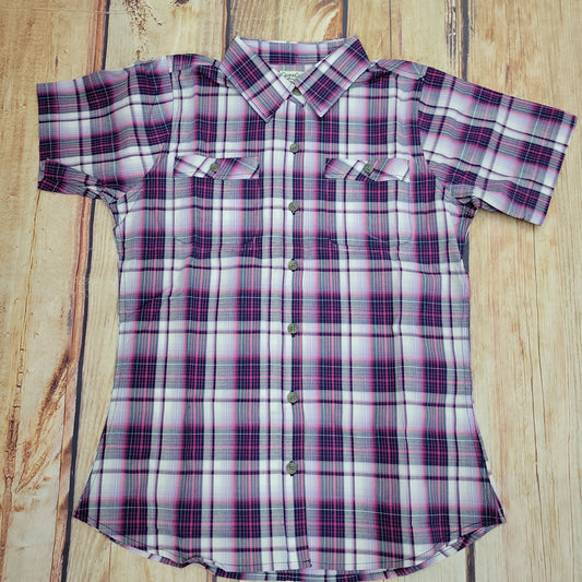 CLEARANCE CANYON GUIDE BECKIE S/S PLAID 34386