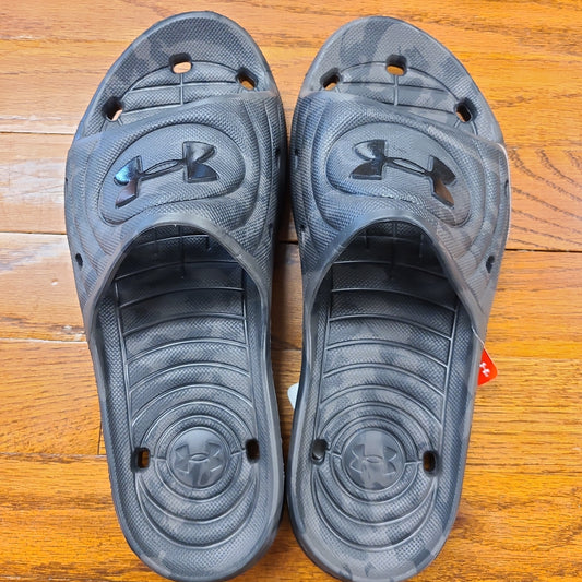 Under Armour M Locker Camo Slides Mens
