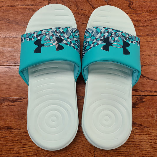 Under Armour W Ansa Graphic Green Slide