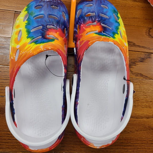 DISC/CLEARANCE Triple T Northside Tie Dye Clog Womens