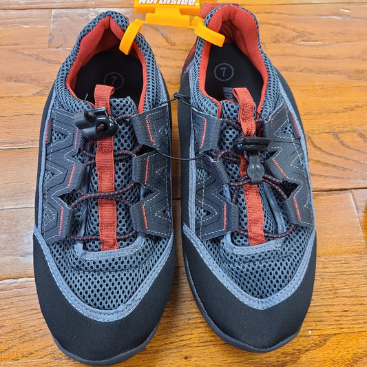 DISC/CLEARANCE Triple T Northside Mesh Water Shoe Black/Red Mens