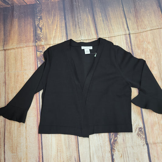 KEREN HART BLACK SHORT SWEATER CARDIGAN