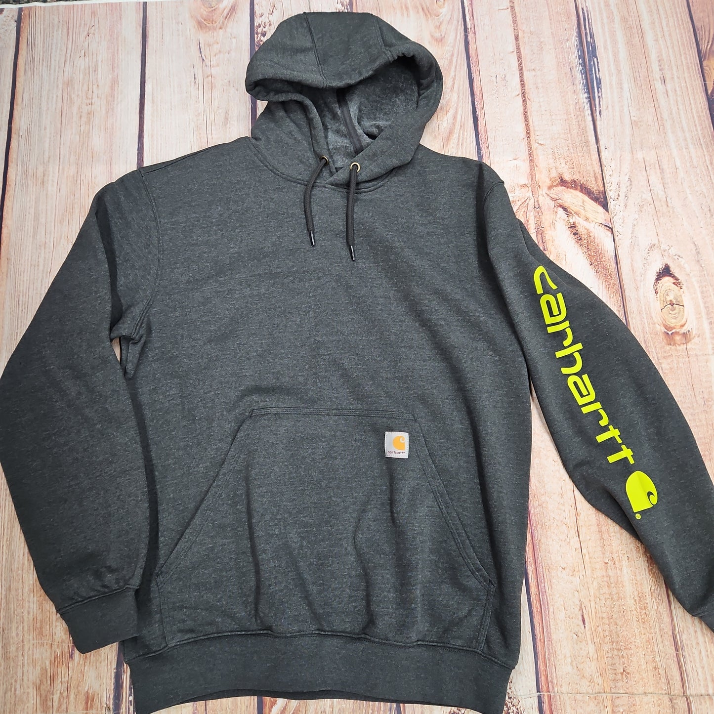 CARHARTT K288 MIDWEIGHT HOODED PULLOVER-026 CHARCOAL