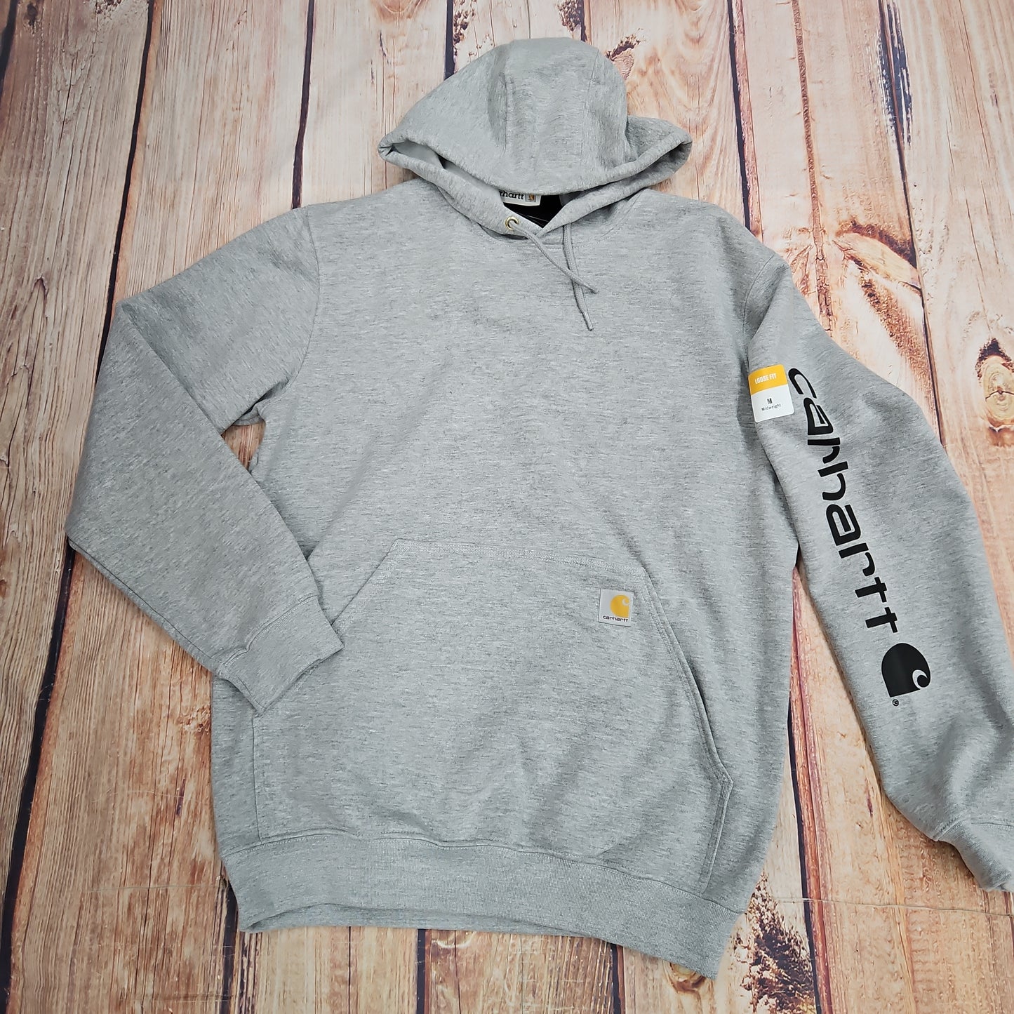 CARHARTT K288 MIDWEIGHT HOODED PULLOVER-E20 HEATHER GRAY