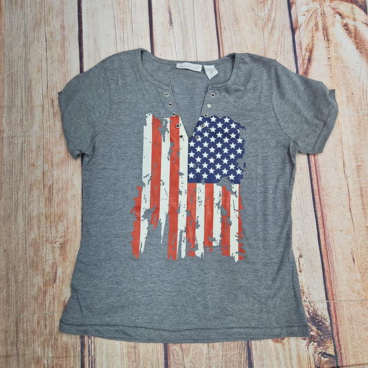 KEREN HART AMERICAN FLAG T-SHIRT 26099