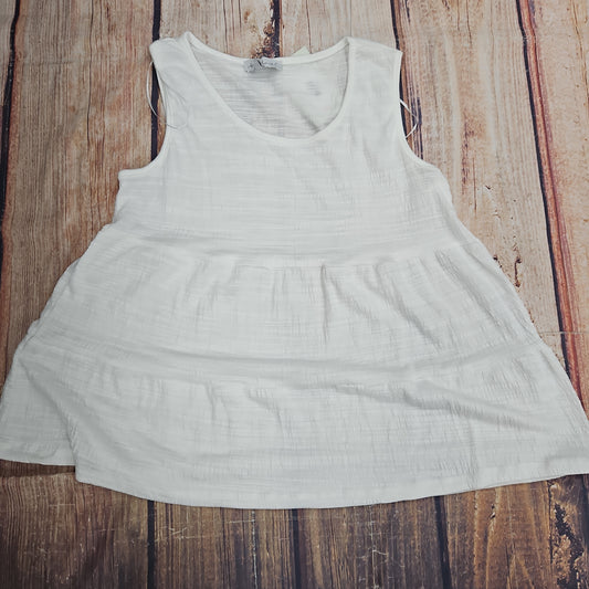 KEREN HART IVORY BABYDOLL TANK