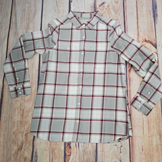 OLD RANCH ACADIA BIYFRIEND SHIRT ALLOY