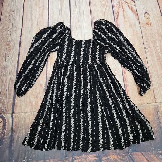 ANGIE LONG SLEEVE BLACK DRESS CLEARANCE