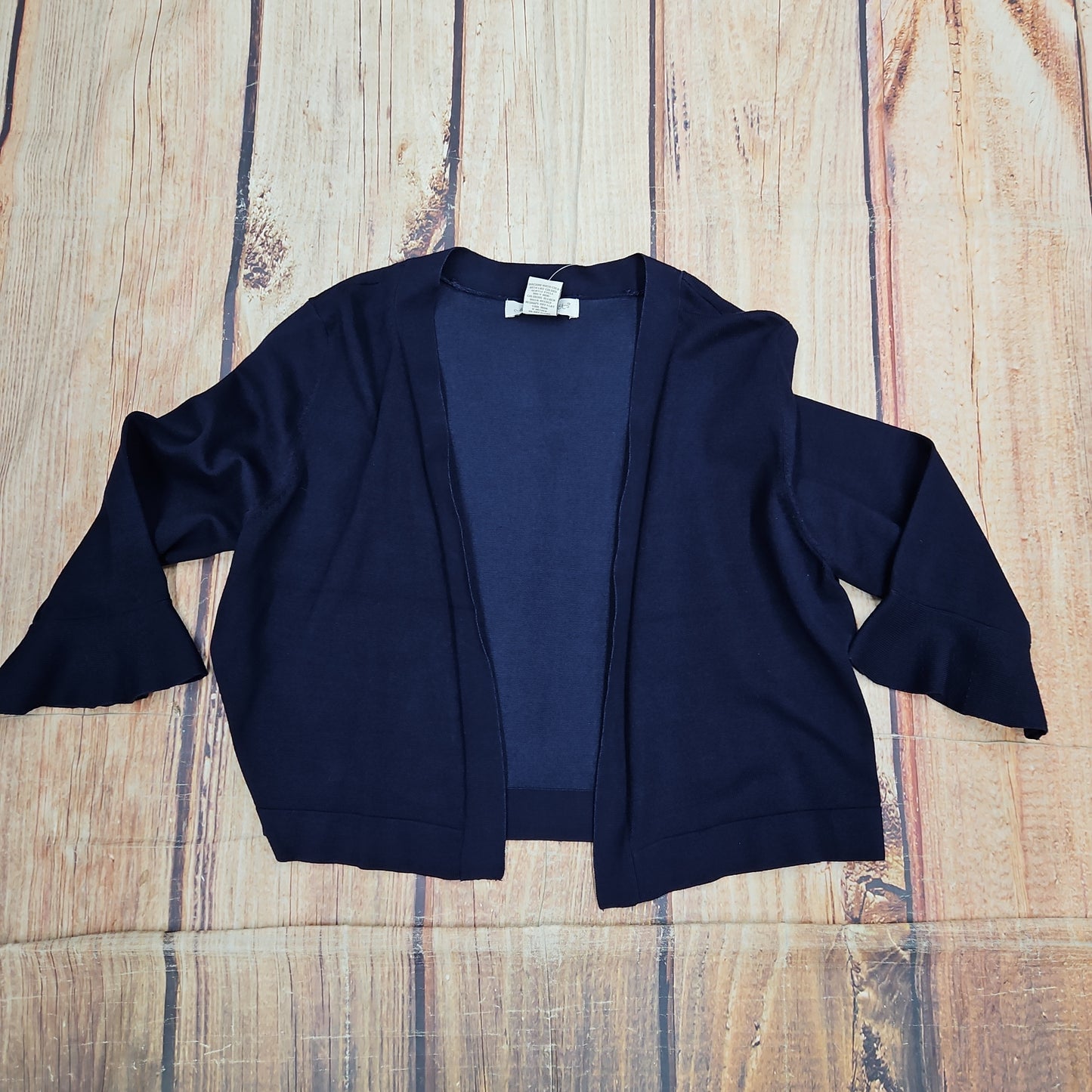 KEREN HART NAVY SHORT CARDIGAN