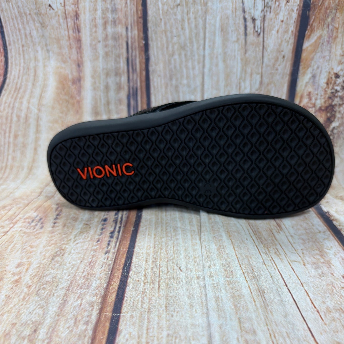 CLEARANCE Vionic 10000470-001 Tide Black Patent Flip Flop