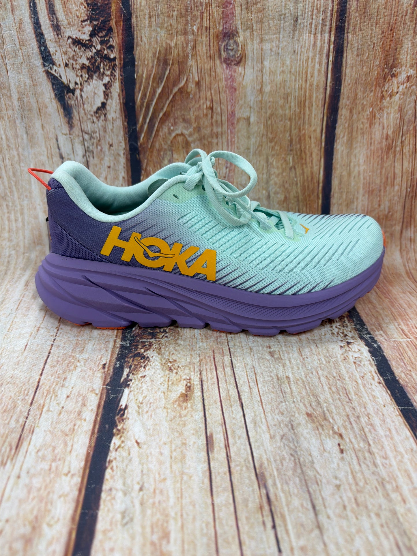 CLEARANCE Hoka 1119396/BGCV W Rincon 3 Mint/Purple/Yellow Women's