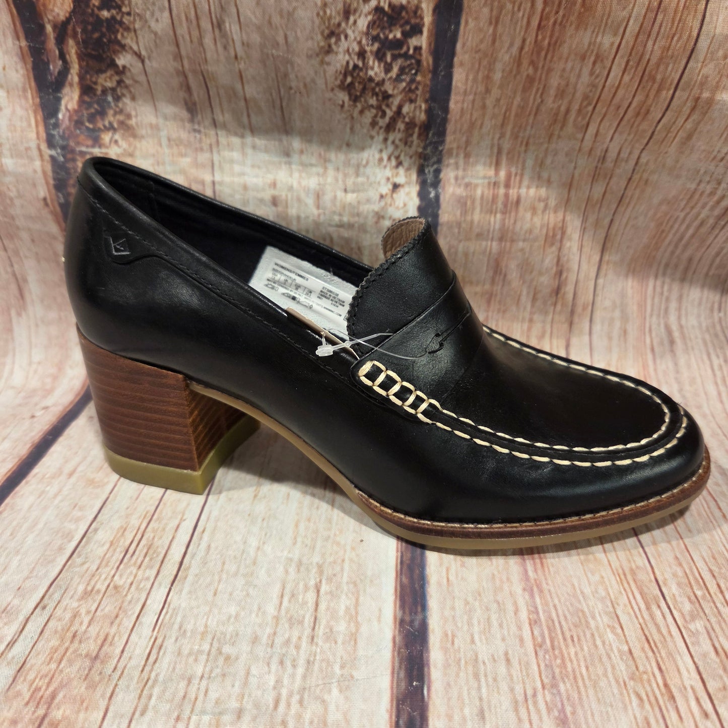 Sperry STS86538 Seaport Penny Heel Black Womens #32