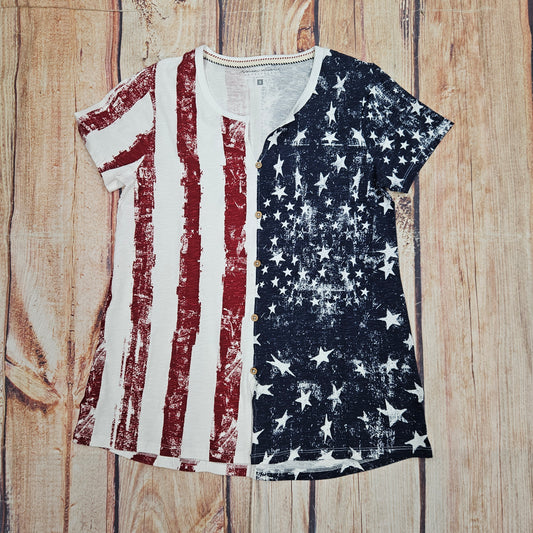 NORTH RIVER JERSEY PRINT CREW NRL1398