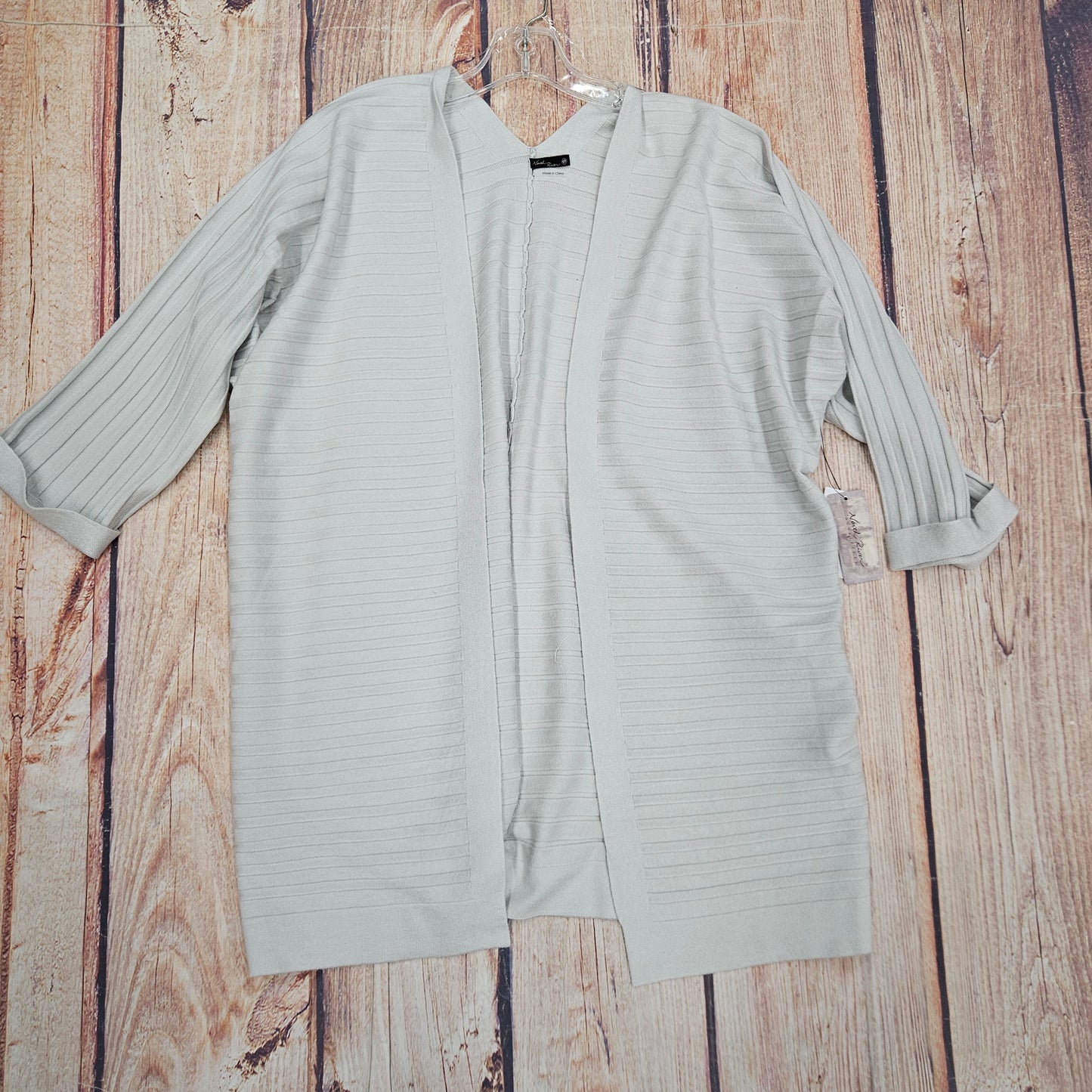 NORTH RIVER EUREKA SWEATER CARDIGAN GRAY NRL9100