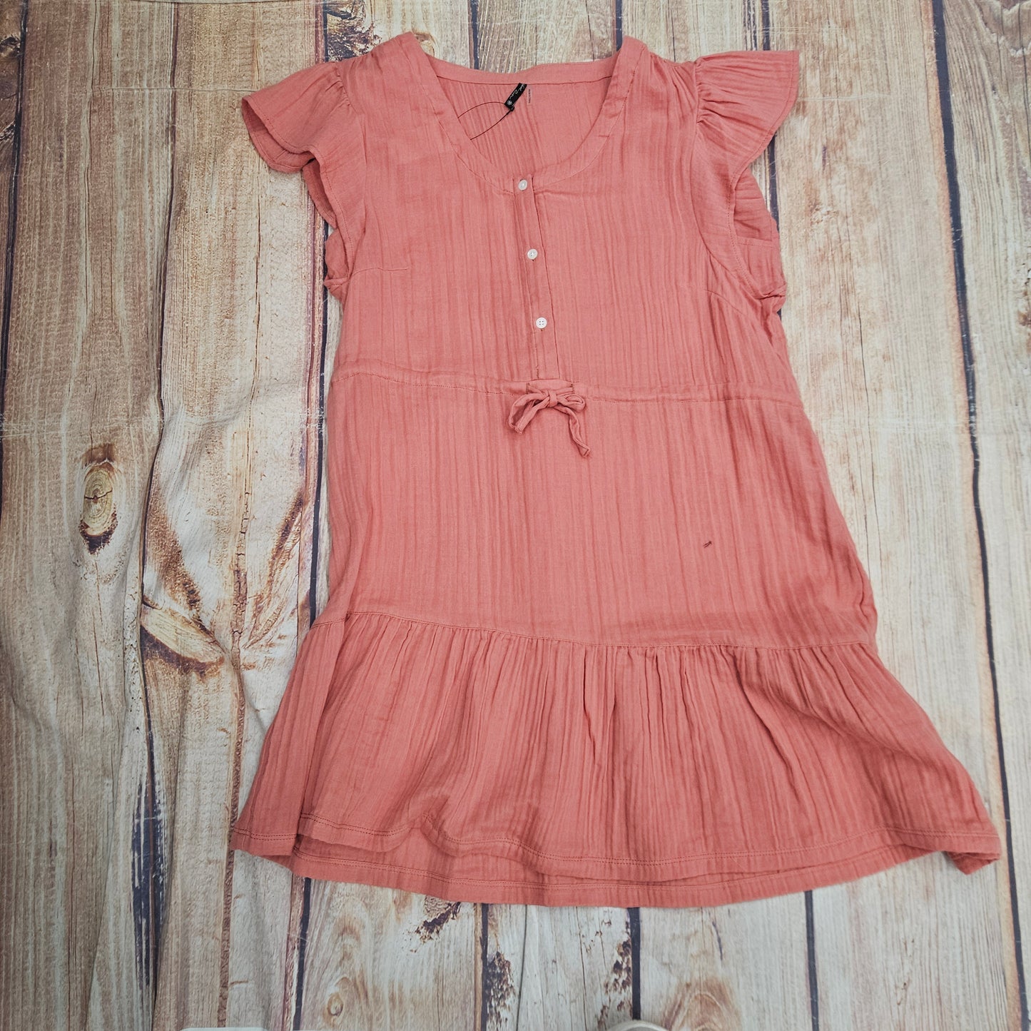 NORTH RIVER DOUBLE WEAVER V-NECK DRESS 0047