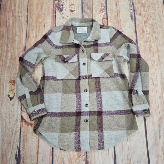 OLD RANCH STEVI SHIRT JACKET EGGPLANT M199148