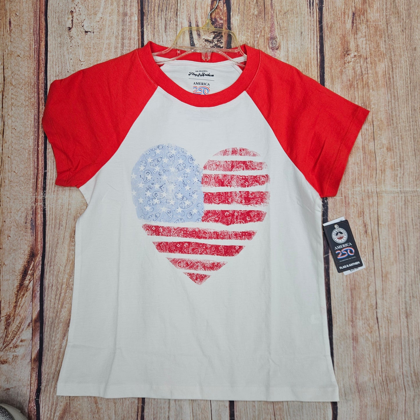 FLAG AND ANTHEM FLAG SS RAGLAN GRAPHIE TEE SM26SS7671W