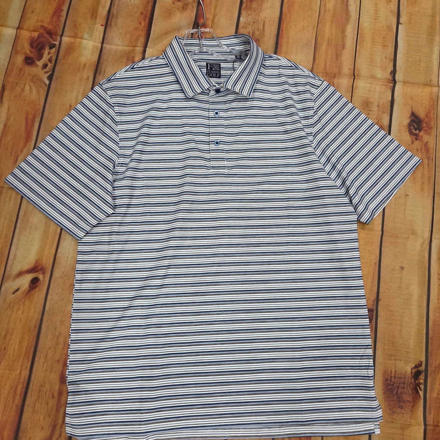 FX FUSION GOLF POLO BUCKINGHAME STRIPE FGM220