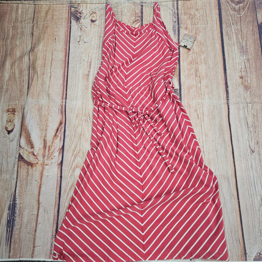 OLD RANCH BINDI STRIPED ROSE DRESS