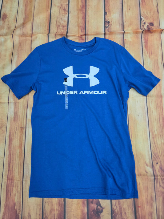 UA SPORTSTYLE LOGO SS BLU MENS 1329590
