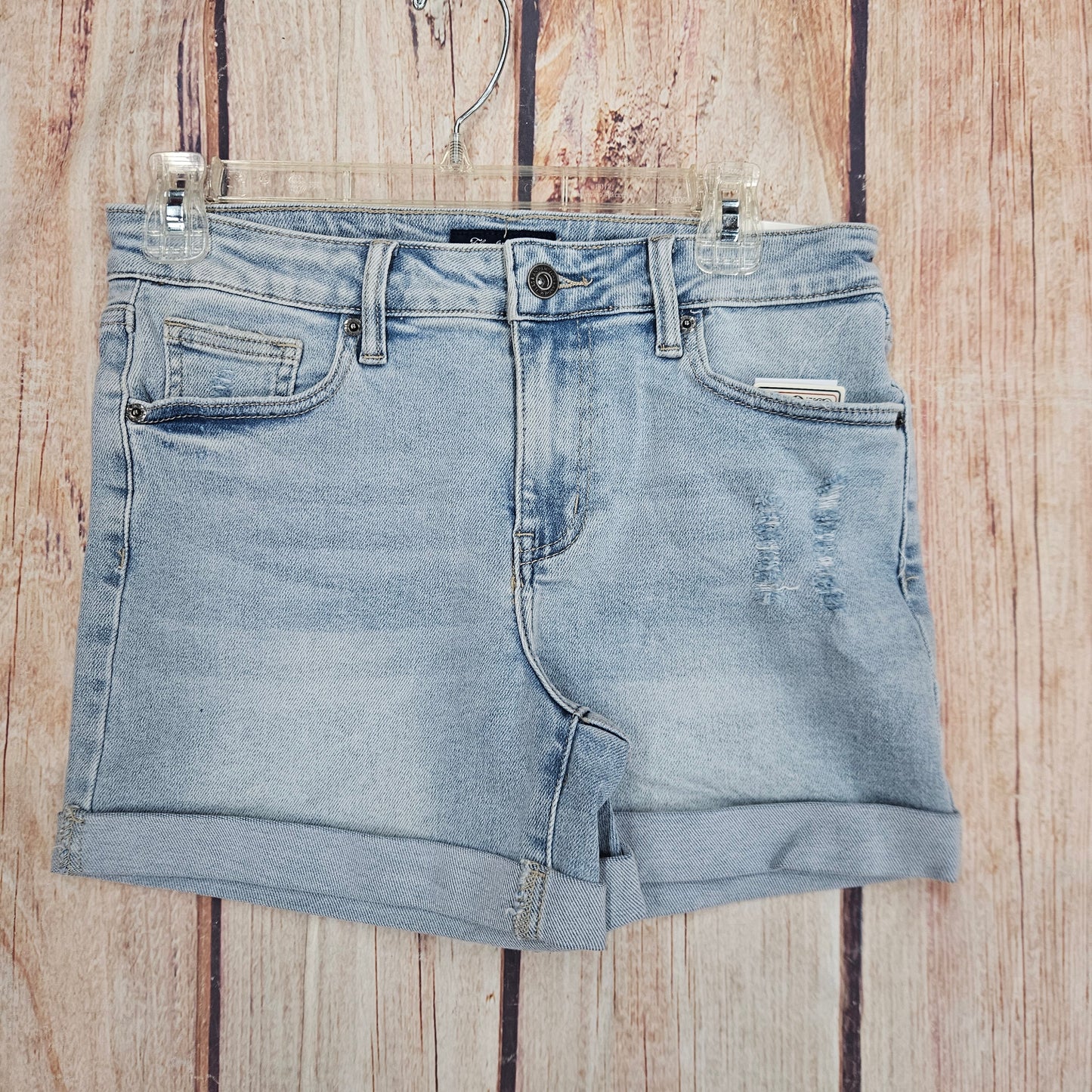 FLAG AND ANTHEM SHELBY  4.5 INCH CUFFED DENIM SHORT SP26SHO364W
