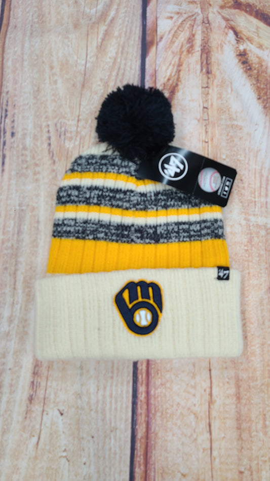47 BRANDS POM POM HAT BREWERS