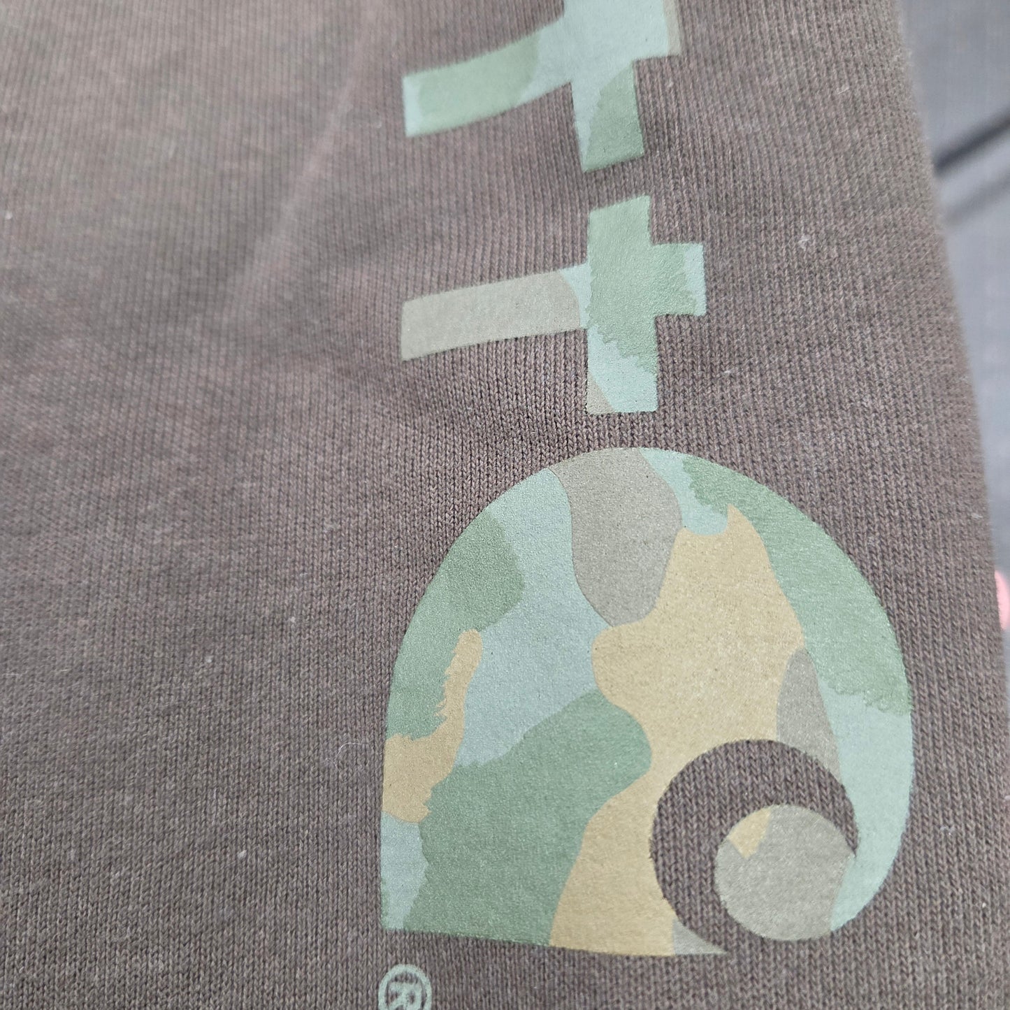 CARHARTT MIDWEIGHT LOGO HOODED SWEATSHIRT  K288-EE6