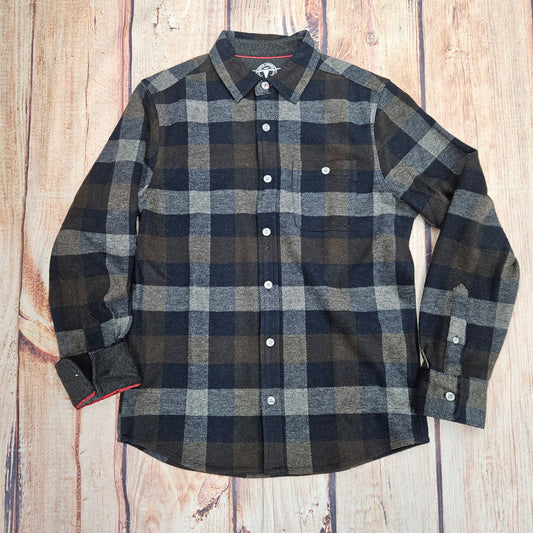 FLAG & ANTHEM GILMER LS HERO KNIT FLANNEL SHIRT CMFA24WS2180