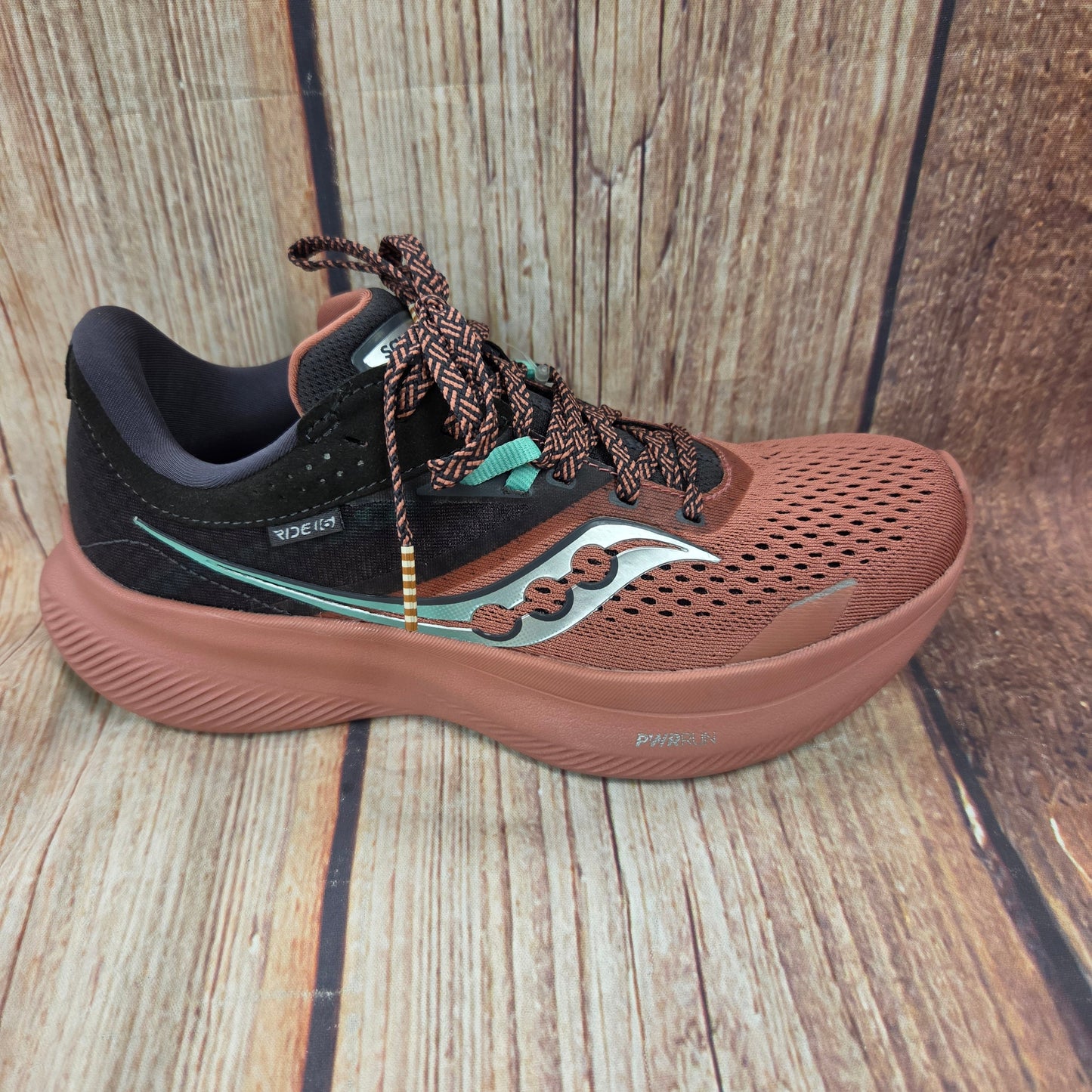 CLEARANCE Saucony S10830-27 Ride 16 Soot/Basalt Women's #50