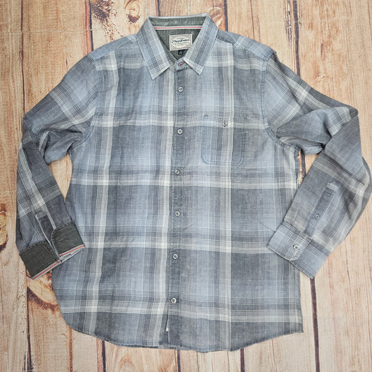 FLAG AND ANTHEM FELTON LS VINTAGE SOFT SHIRT SM25W2650 BLKCHAR