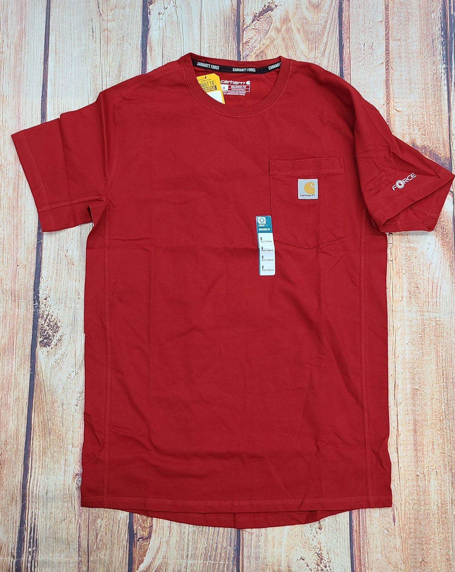 CARHARTT FORCE POCKET TEE RELAXED FIT MIDWEIGHT SS T-SHIRT 106652- R99