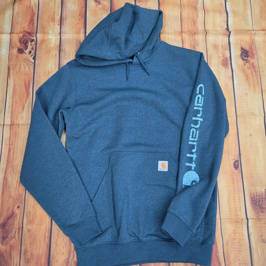 CARHARTT MIDWEIGHT LOGO HOODED SWEATSHIRT K288-HV1