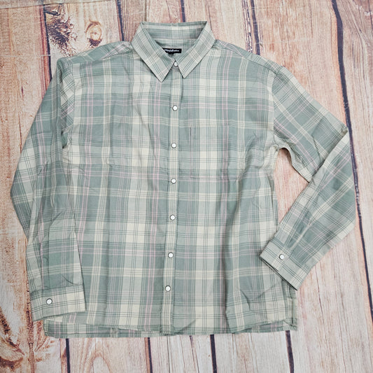 FLAG AND ANTHEM WNS FA24WS1339W GRPL GREEN FLANNEL